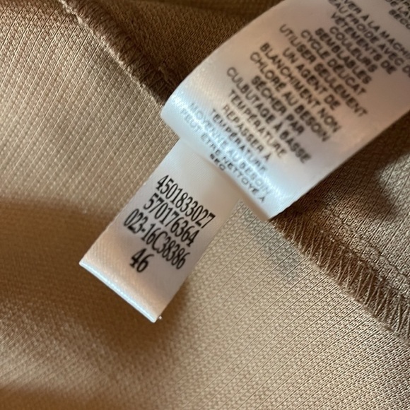 Chicos Tan Jacket Open Front Blouse Blazer - Picture 10 of 10